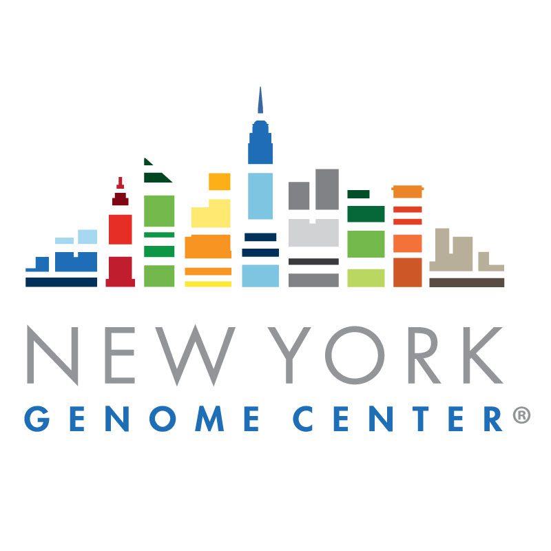 A logo of new york genome center